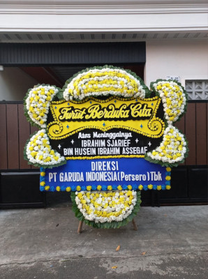 Papan Bunga Duka di Kalibaru
