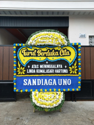 Papan Bunga Duka di Kalibaru