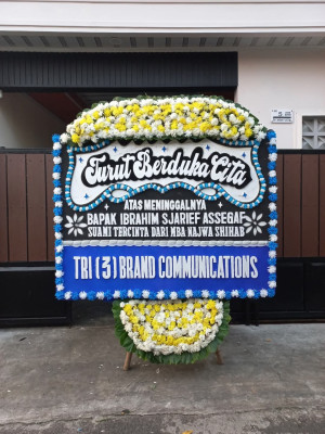 Papan Bunga Duka di Kalibaru
